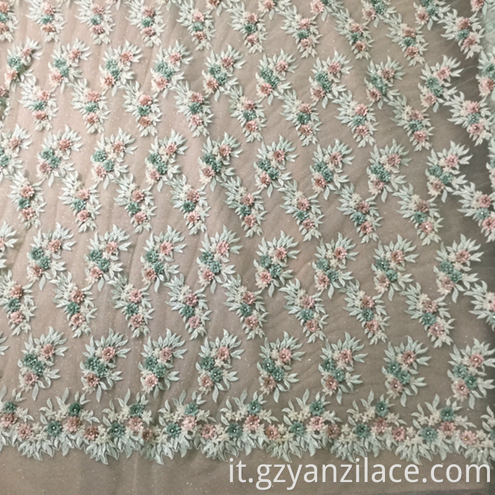 Handmade Pearl Stone Fabric